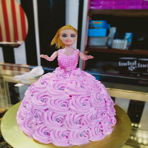 Princess Barbie Doll Fondant Cake for Girls - Bakersfun